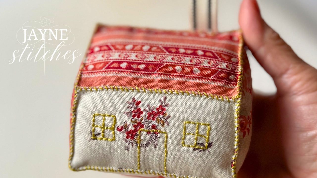 Irish Cottage Pincushion Pattern & Video Workshop