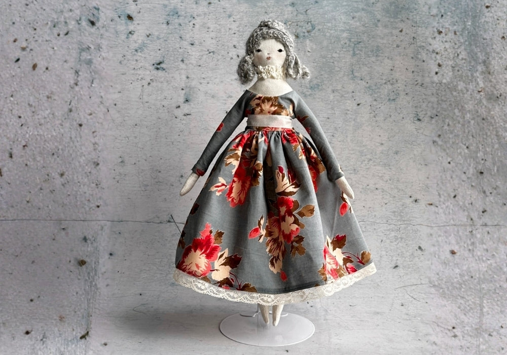 Meredith Cloth Doll Dress Pattern PDF & Video Workshop