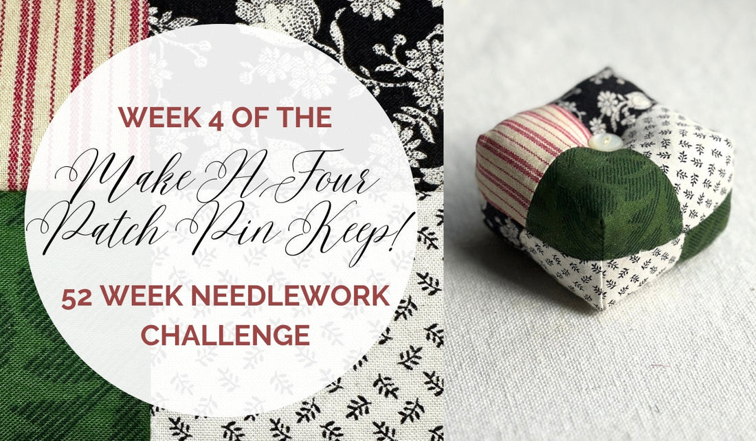 Four Patch Pin Cushion