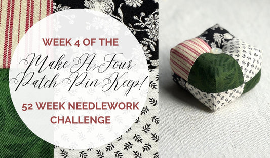 Four Patch Pin Cushion