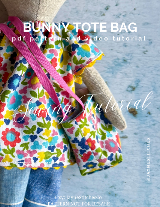 Bunny Tote Bag Pattern & Video Workshop
