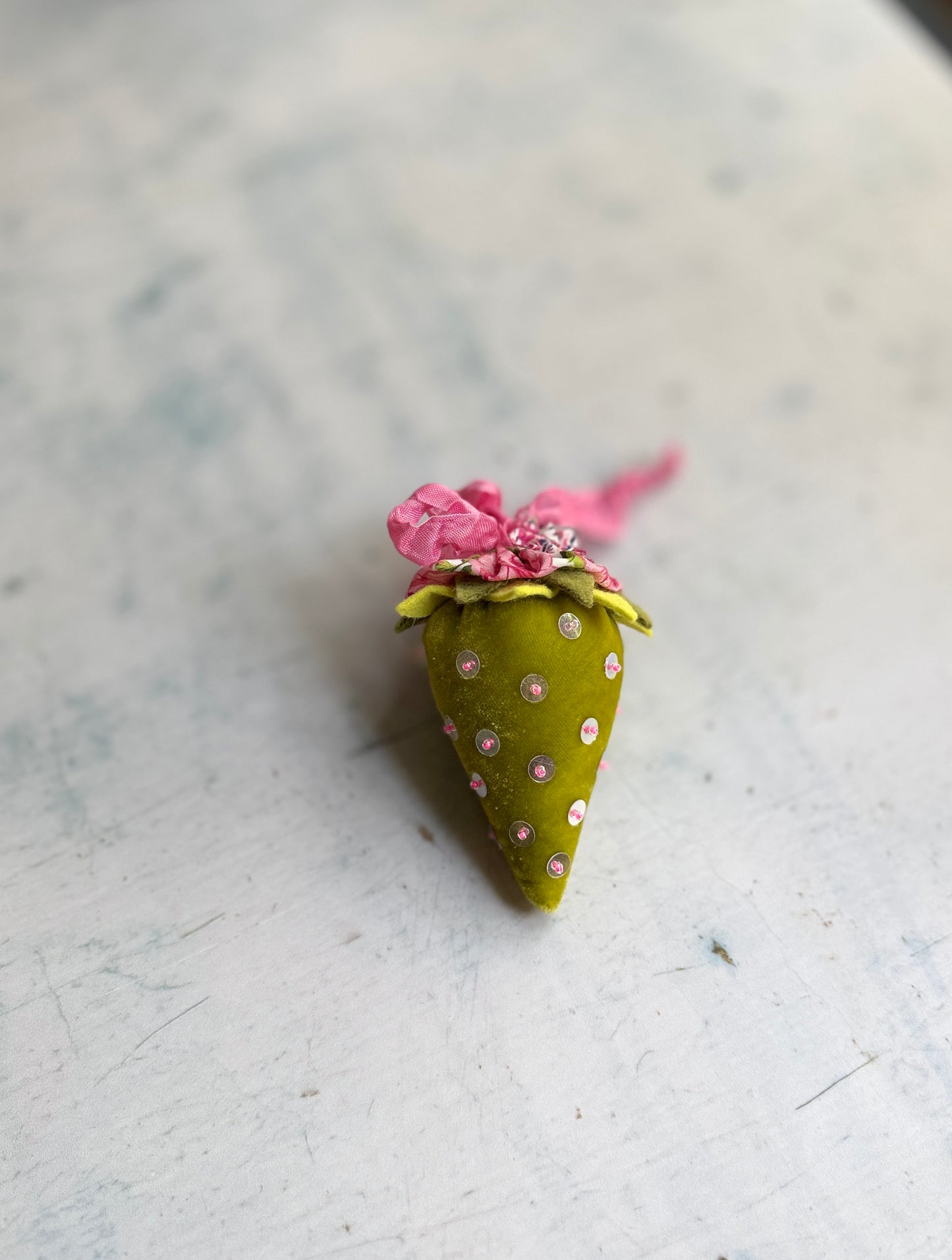 Handmade Strawberry Pincushion