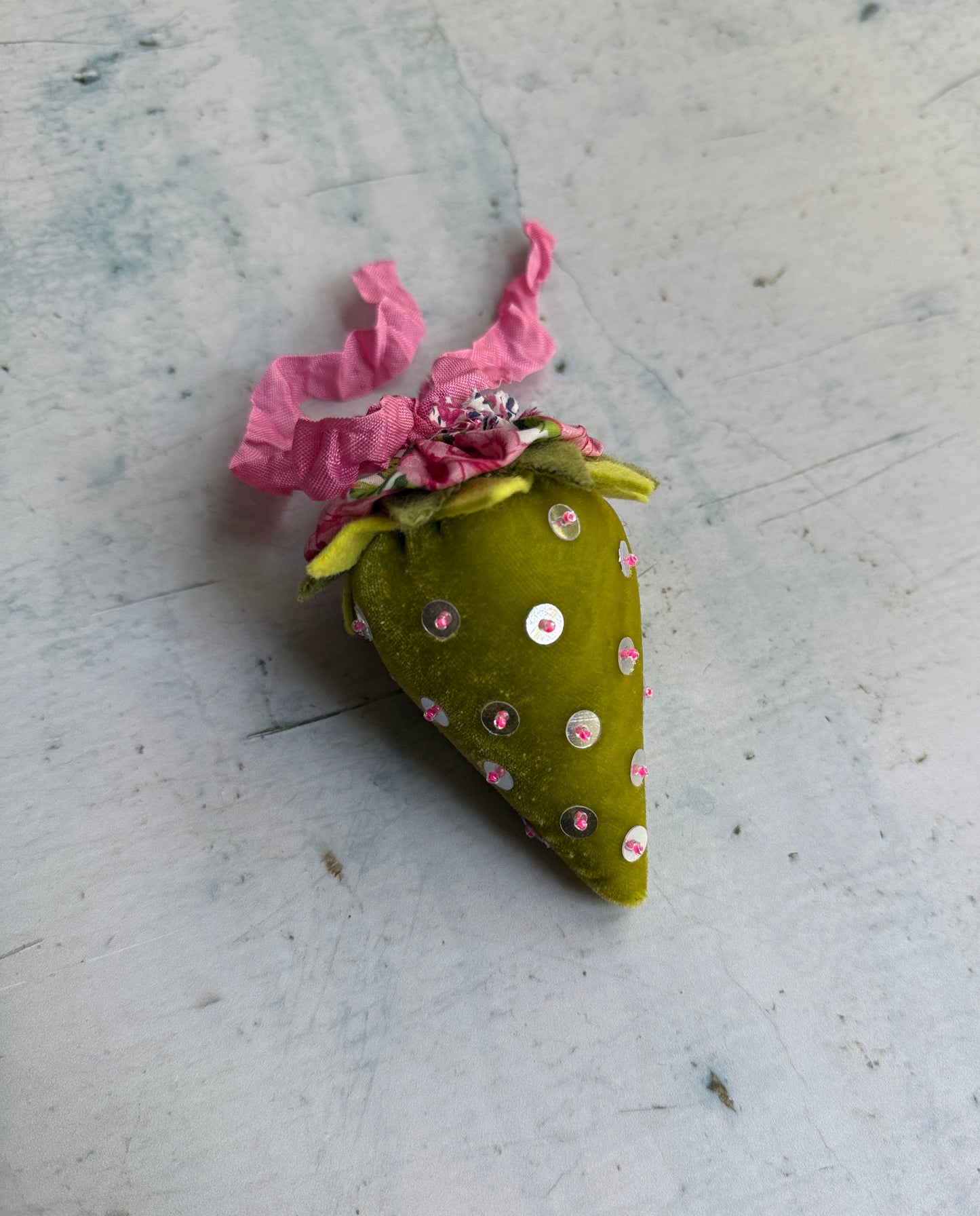 Handmade Strawberry Pincushion
