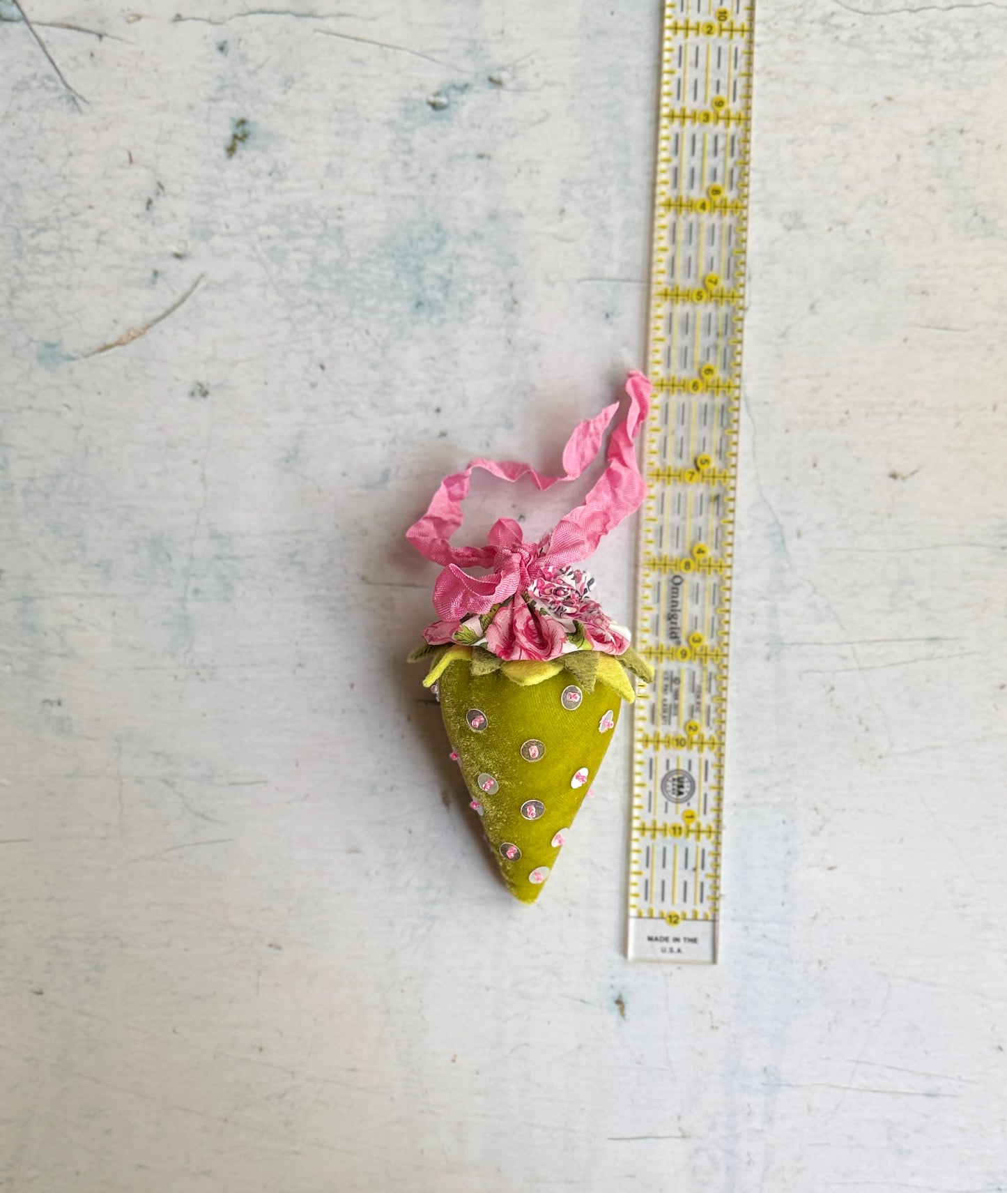 Handmade Strawberry Pincushion