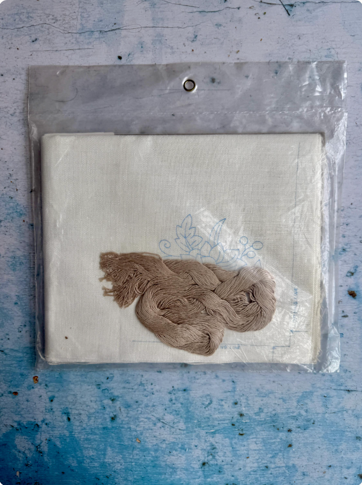 Vintage Embroidery Napkins Kit