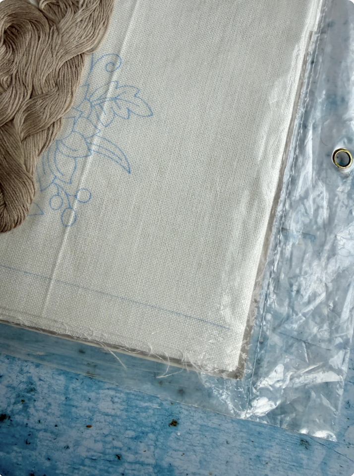 Vintage Embroidery Napkins Kit
