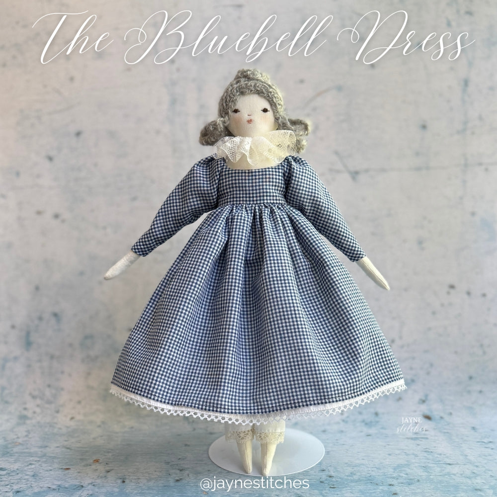 Bluebell Dress Pattern for Meredith the Cloth Doll
