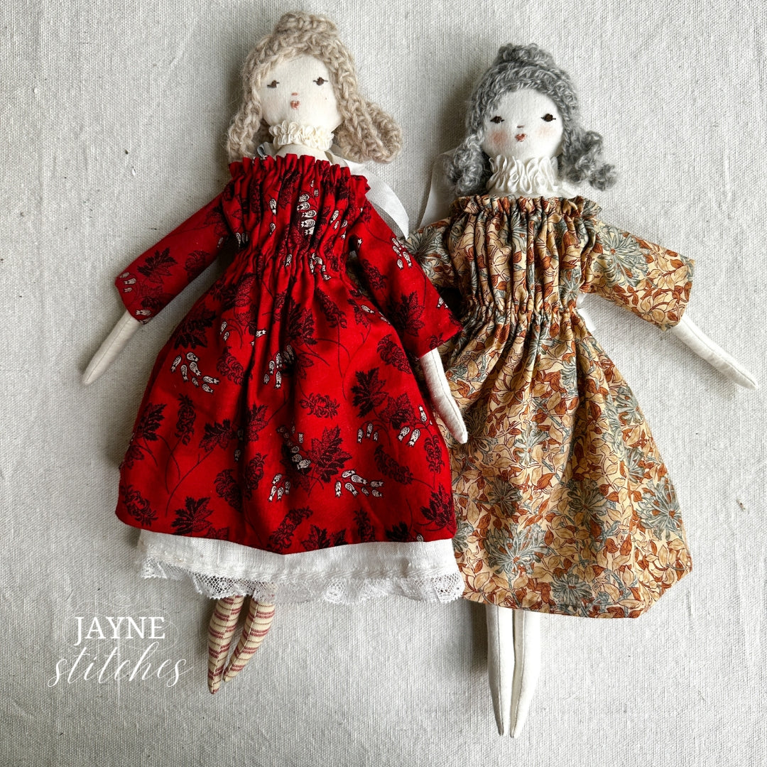 Cloth Rag Doll Pattern & Video Workshop