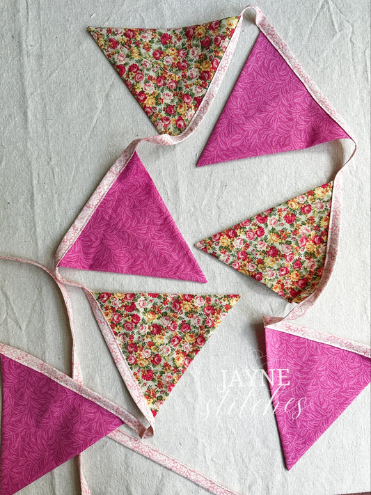 Floral Pennant Bunting