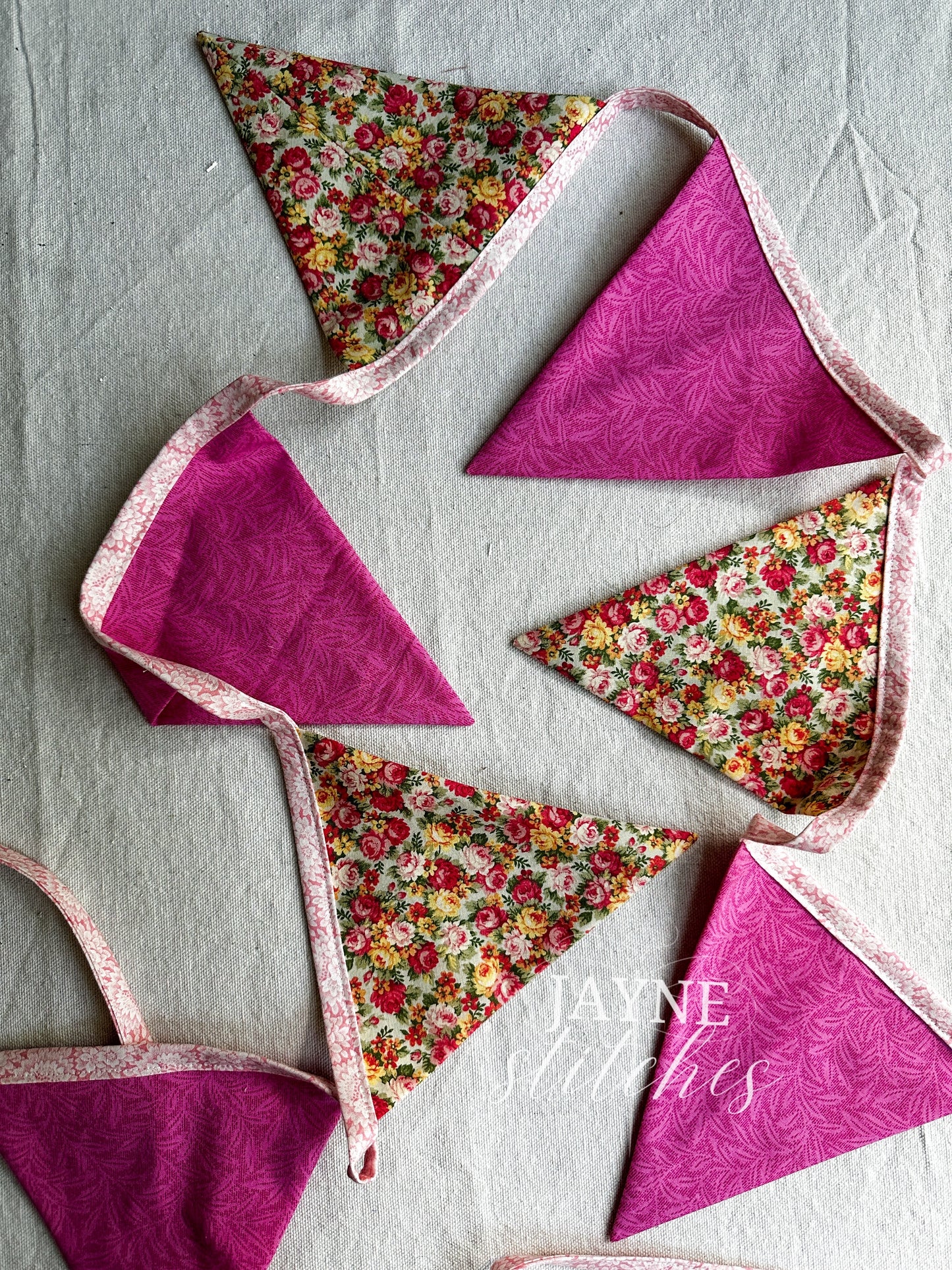 Floral Pennant Bunting