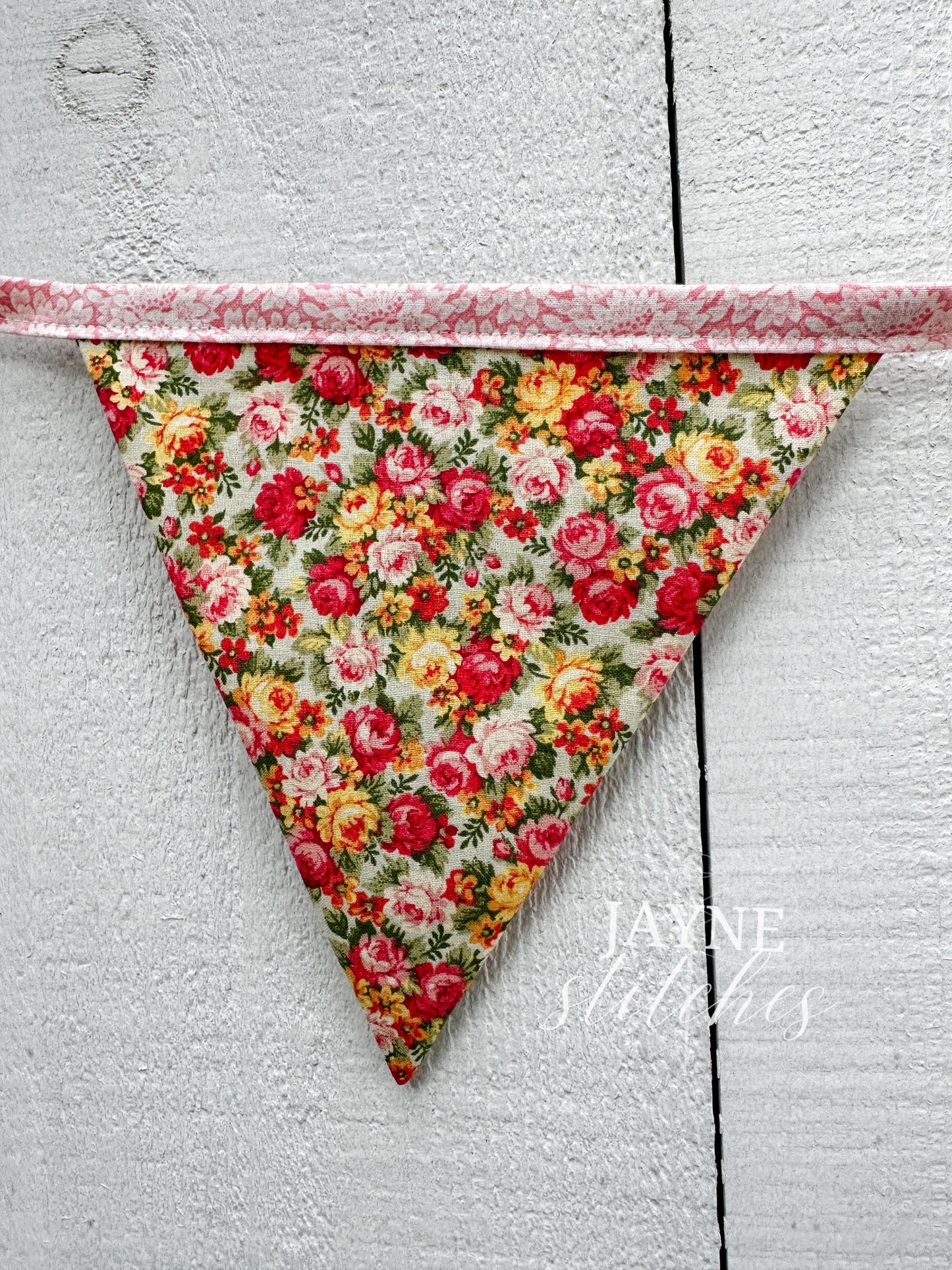 Floral Pennant Bunting