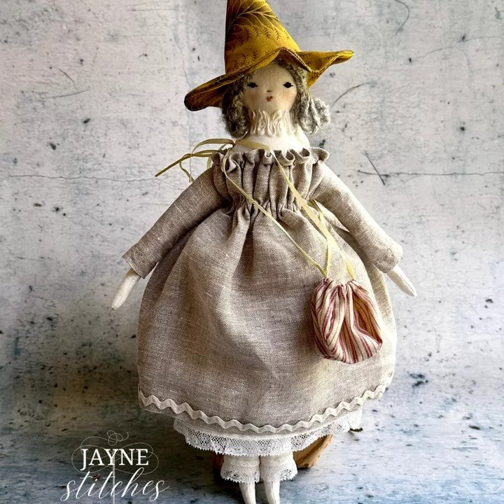Meredith Cloth Doll Pattern & Clothes Bundle | PDF & Video Workshops
