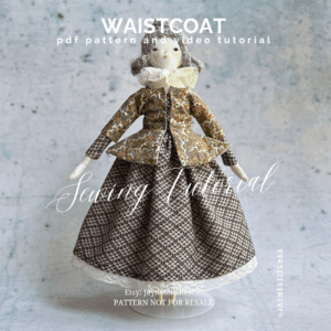 doll waistcoat pdf pattern
