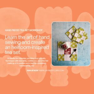 Hand Piecing for Beginners Workshop