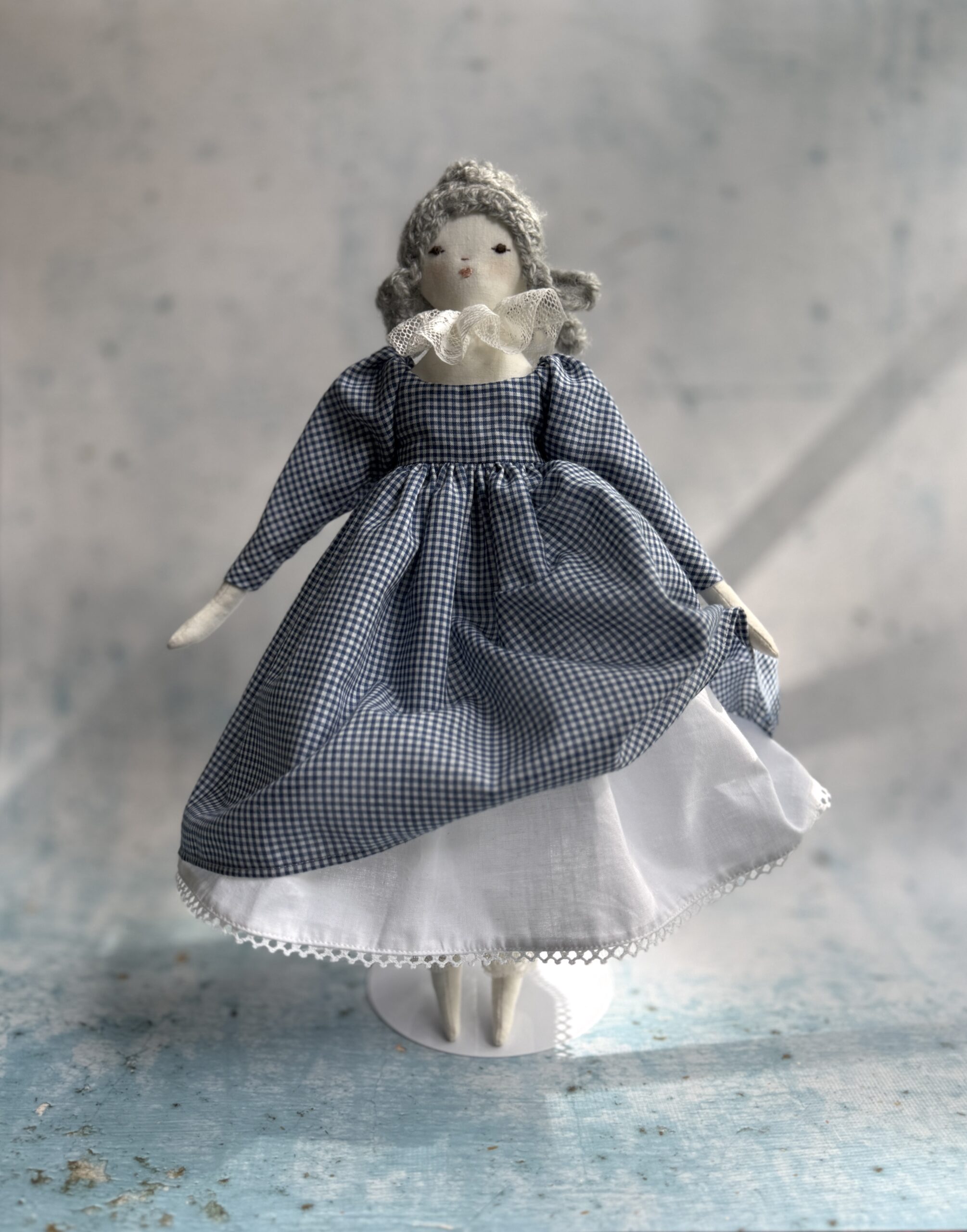 Meredith Cloth Doll Bluebell Dress - Image 3